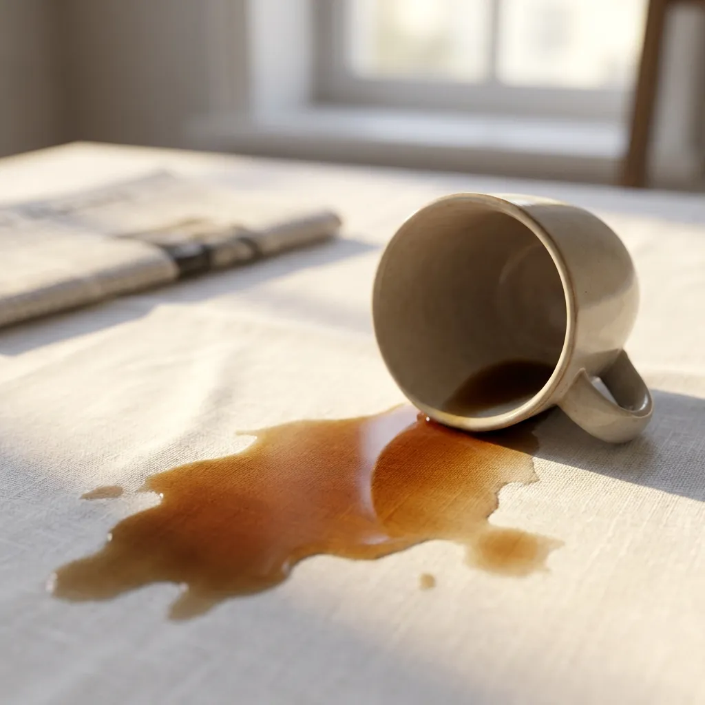 як вивести плями від кави вдома