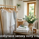 як позбутися запаху поту з одягу