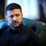 Володимир Зеленський під час вечірнього звернення, фото ОП / Getty Images