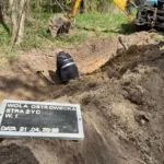 Ексгумаційні роботи на території колишнього села Воля Островецька у Волинській області