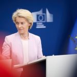 Урсула фон дер Ляєн під час пресконференції в Києві 15 липня 2026 року