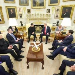 Фотографії з Білого дому за участі президентів України та США та української делегації (джерело: ОП)