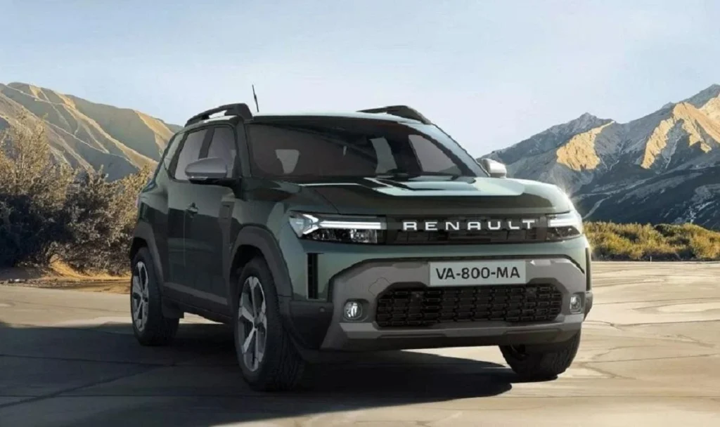 Новий кросовер Renault Duster біля автосалону