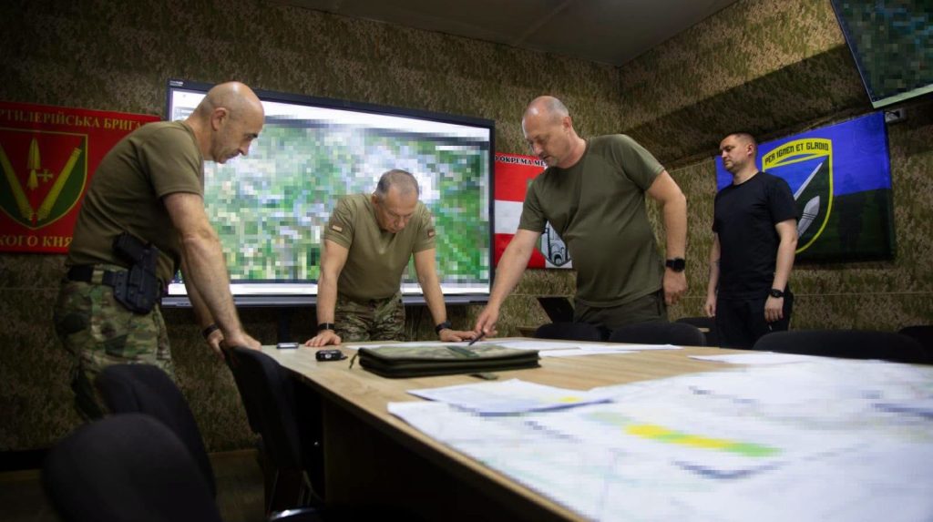 Олександр Сирський під час робочої поїздки на Костянтинівський напрямок 20 липня 2026 року