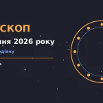 Зоряне небо над міською вежею, символ щоденного гороскопу на 20 серпня 2026 року