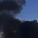 Наслідки ракетного удару в промисловій зоні Основ'янського району Харкова