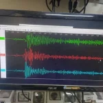 Карта сейсмічної активності Головного центру спеціального контролю на Полтавщині