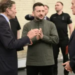 Президент України Володимир Зеленський під час зустрічі із сенаторами США (фото Офісу президента).