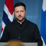 Володимир Зеленський під час інтерв'ю іноземному подкастеру