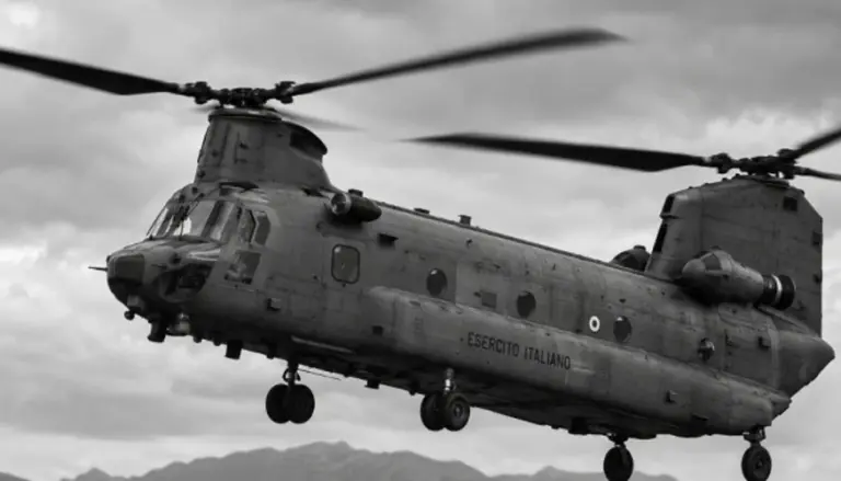 Знищений військовий гелікоптер CH-47 Chinook у Горіце
